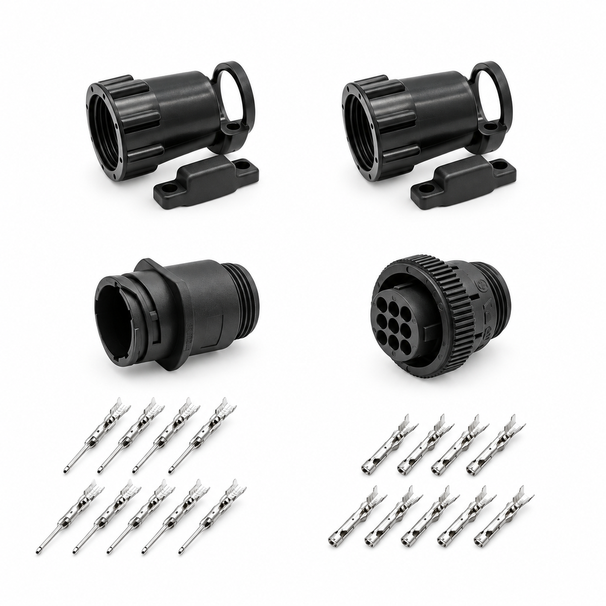4, 9 & 14Pin AMP TE SMEMA - Male & Female Connectors 182658-1 206153-1 206062-4 – HOT/A04.Y/SMEMA/4pin – image 2