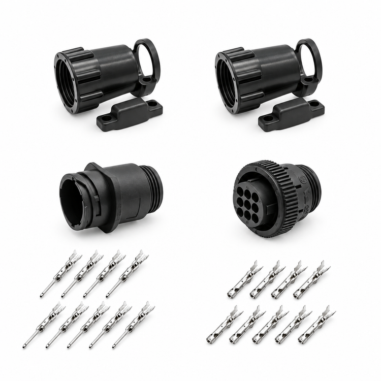 4, 9 & 14Pin AMP TE SMEMA - Male & Female Connectors 182658-1 206153-1 206062-4 – HOT/A04.Y/SMEMA/4pin – image 2