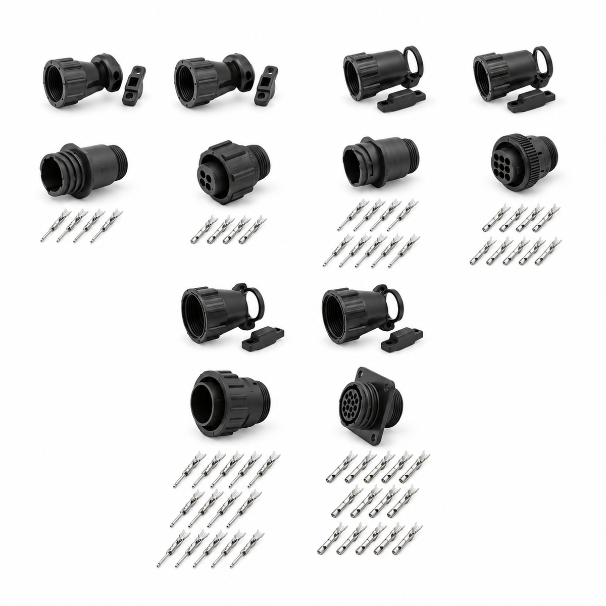 4, 9 & 14Pin AMP TE SMEMA - Male & Female Connectors 182658-1 206153-1 206062-4 – HOT/A04.Y/SMEMA/4pin – image 4