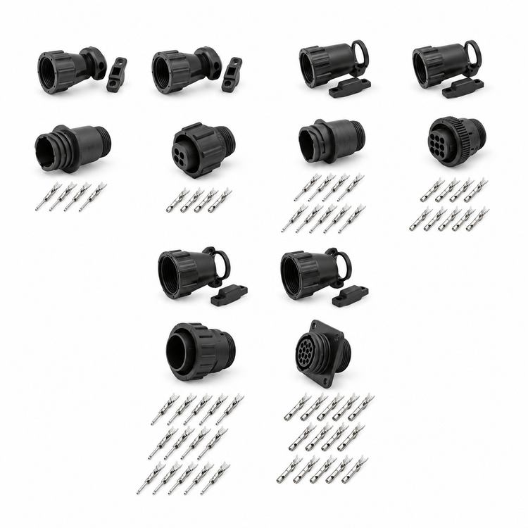 4, 9 & 14Pin AMP TE SMEMA - Male & Female Connectors 182658-1 206153-1 206062-4 – HOT/A04.Y/SMEMA/4pin – image 4