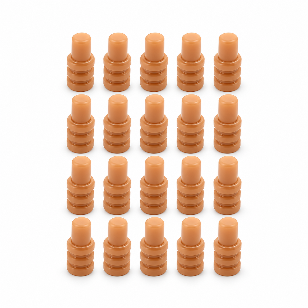 20pcs Rubber Solid Terminal Cap Plug Blanking Seals for Electrical Connectors – HOT/A11.R/20pcs/H644/1 – image 1