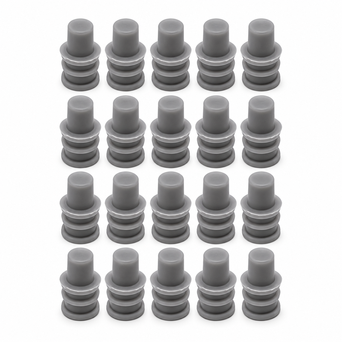 20pcs Rubber Solid Terminal Cap Plug Blanking Seals for Electrical Connectors – HOT/A11.R/20pcs/H644/1 – image 2