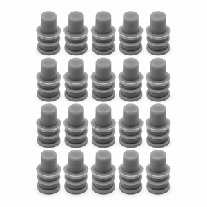 20pcs Rubber Solid Terminal Cap Plug Blanking Seals for Electrical Connectors – HOT/A11.R/20pcs/H644/1 – image 2