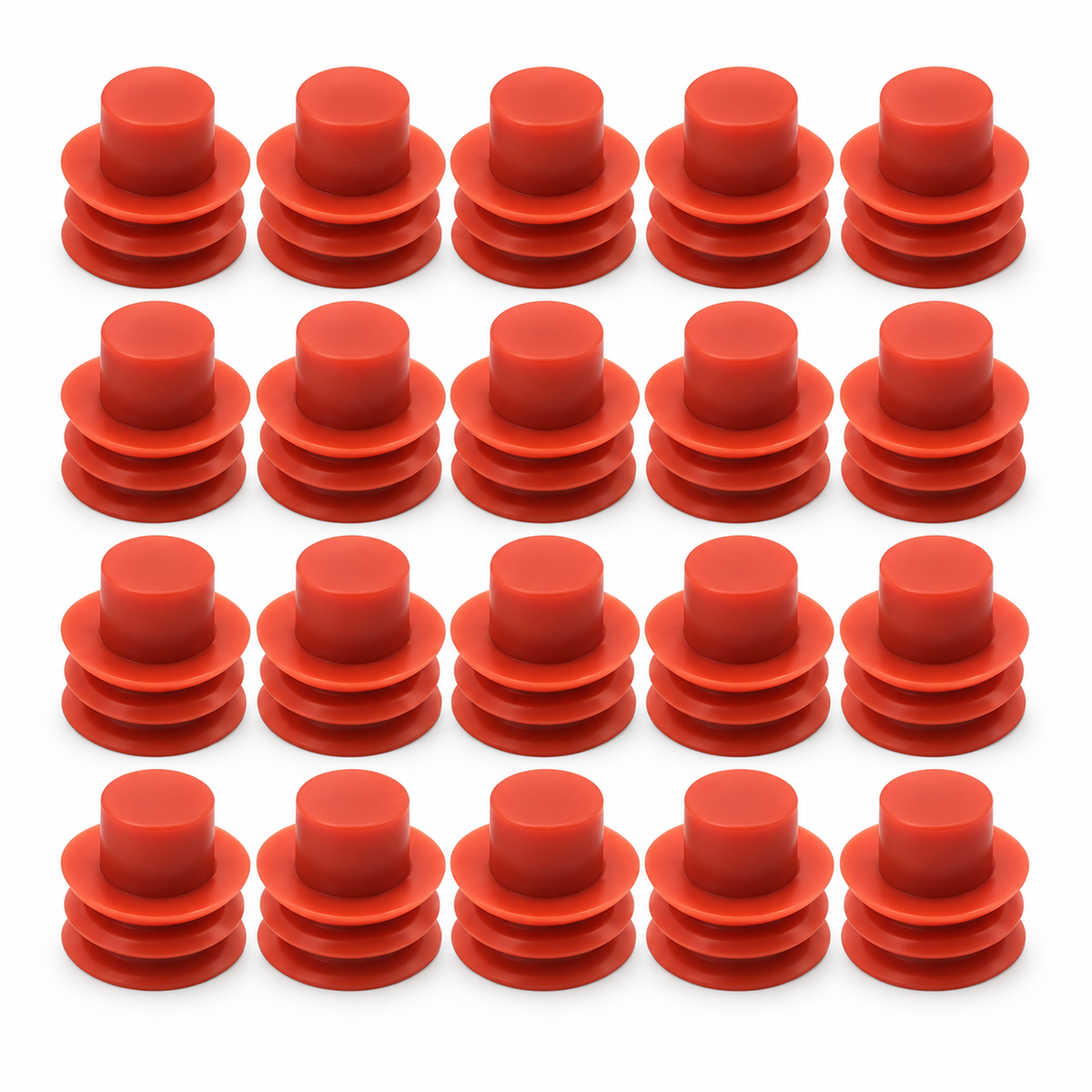 20pcs Rubber Solid Terminal Cap Plug Blanking Seals for Electrical Connectors – HOT/A11.R/20pcs/H644/1 – image 3