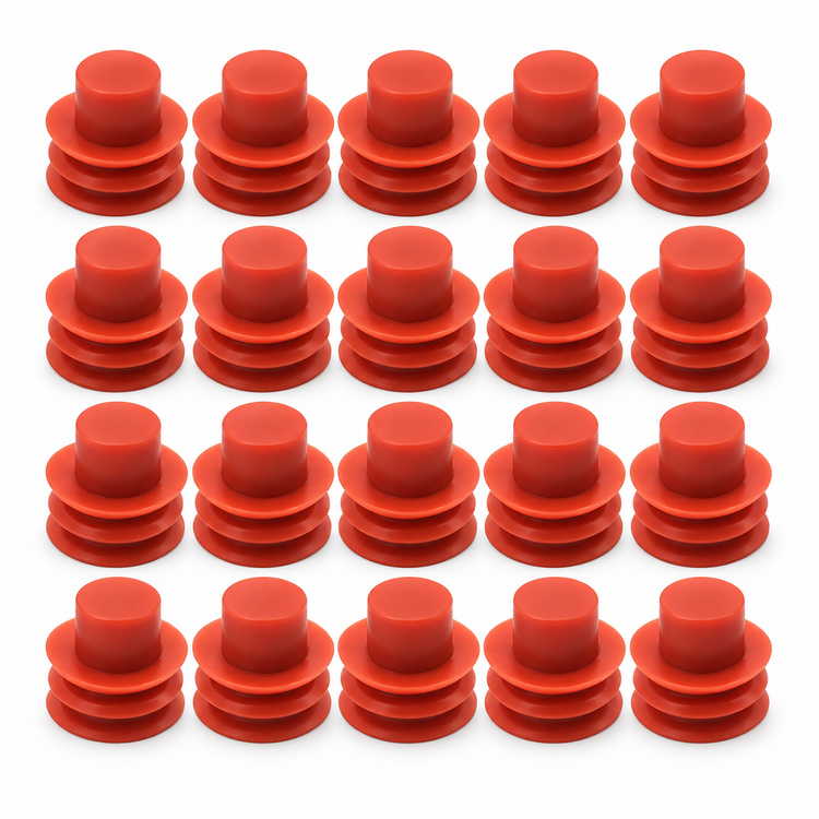 20pcs Rubber Solid Terminal Cap Plug Blanking Seals for Electrical Connectors – HOT/A11.R/20pcs/H644/1 – image 3