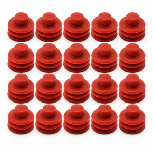 20pcs Rubber Solid Terminal Cap Plug Blanking Seals for Electrical Connectors – HOT/A11.R/20pcs/H644/1 – image 5
