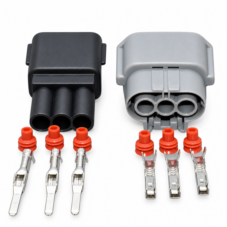 3 Pin Female Male Connector Plug Ignition Coil Socket For Nissan Mazda Suzuki – HOT/A21.G/744/M+F/set – image 3