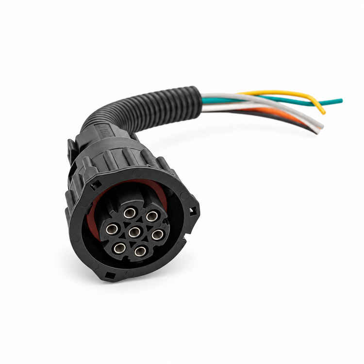 6/7 Pin Connector Plug For Rear Tail Light Lamps For MAN, DAF Sprinter Luton – HOT B02.B/192 – image 4