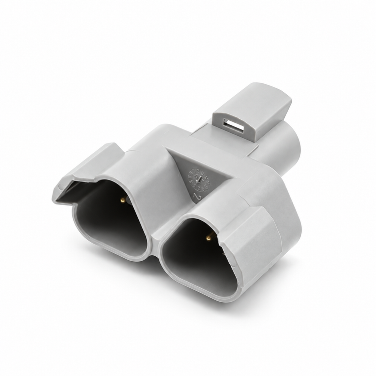 Deutsch DT 3 Way Y Splitter Receptacle Connector DT04-3P-P007 J1939 3 Pin – HOT/B08.Y/3WAYSPLIT – image 2