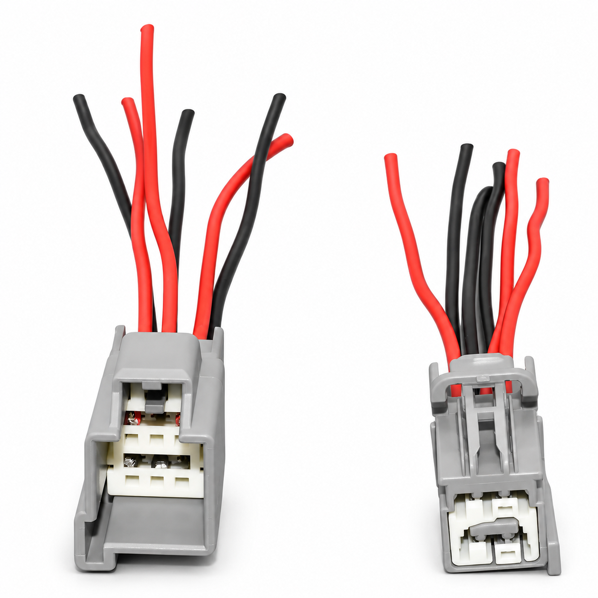 6 Pin Connector Pair 7282-6454-40 7283-6454-40 Rear Camera Connectors for Ford – HOT/B09.O/MnF/6pin – image 1