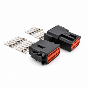 Black Deutsch DTM Series 12 Pin Connector Male & Female DTM04-12PA DTM06-12SA – HOT/B14.Y/BlackDTM2pin – image 2