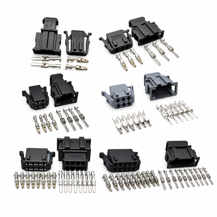 Male & Female Connector Pairs & Pins for VW Audi Seat Skoda 2 3 4 6 8 & 10 Way 191972702 – HOT/B16.G/MnF/2pin/874 – image 7