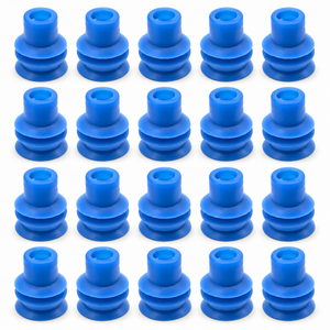 20pcs Waterproof Rubber Terminal Plug Seals for Electrical Connector Cables – HOT/B20.O/H654/1/20pcs – image 4