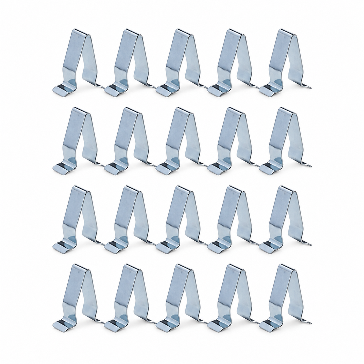20pcs Metal Interior Trim Panel Lining Spring Clips 16mm or 22mm Vehicle Interior Upholstery Retainer Fasteners Auto Replacement Parts