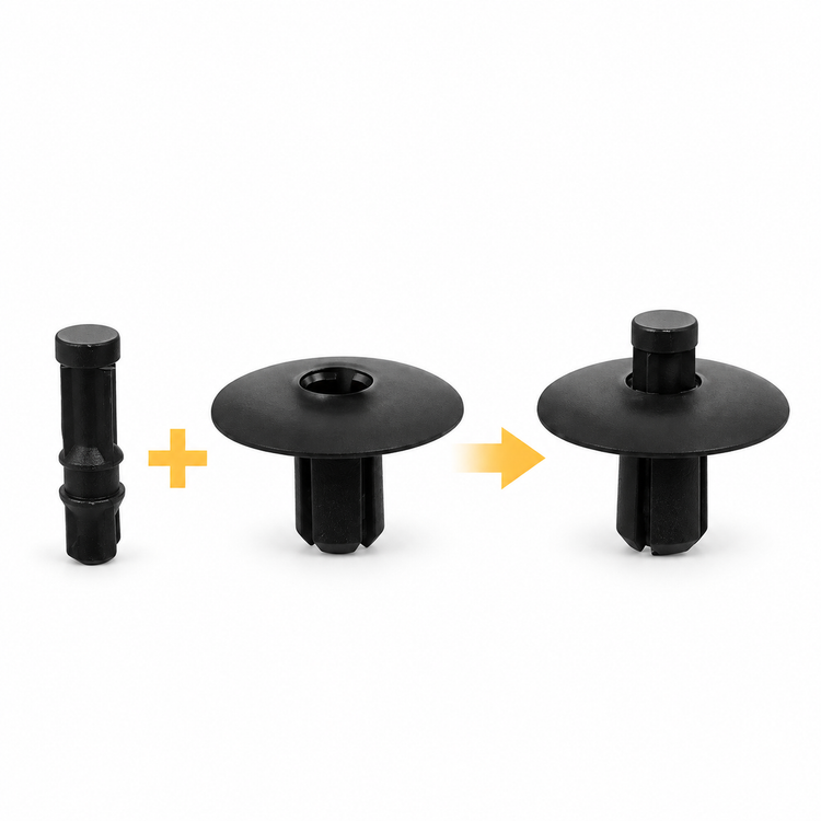 200pc Wheel Arch Trim Body Panel Clips 4D0807300 for Q3 Q5 Q7 A2 A4 A5 A8 S8 TT – HOT/C14.Y/647/200pcs – image 3