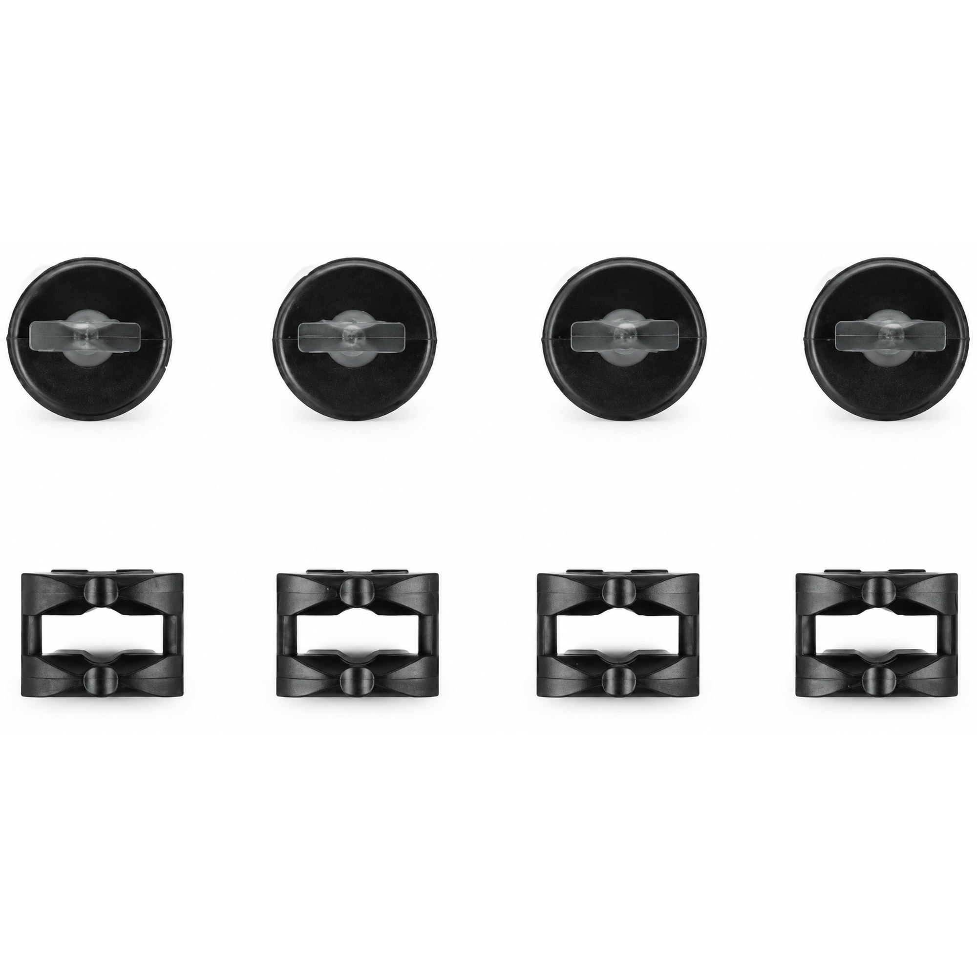 4 Sets of Rear Bumper Tow Eye Cover Insert Fasteners & Trim Lock Clips Retainers - – HOT/C17.B/854/TowClips/4sets – image 2