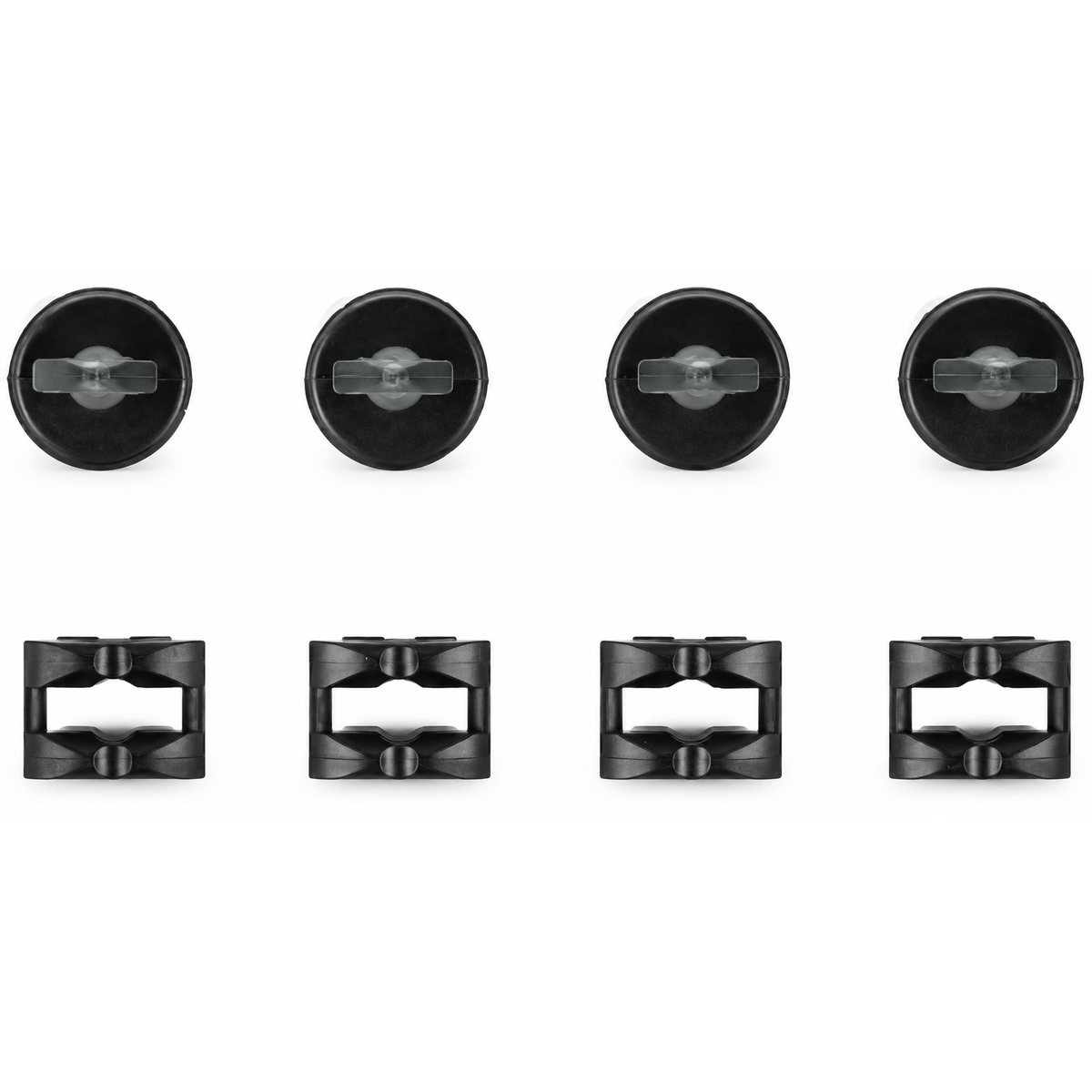 4 Sets of Rear Bumper Tow Eye Cover Insert Fasteners & Trim Lock Clips Retainers - – HOT/C17.B/854/TowClips/4sets – image 2