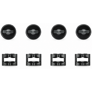 4 Sets of Rear Bumper Tow Eye Cover Insert Fasteners & Trim Lock Clips Retainers - – HOT/C17.B/854/TowClips/4sets – image 2