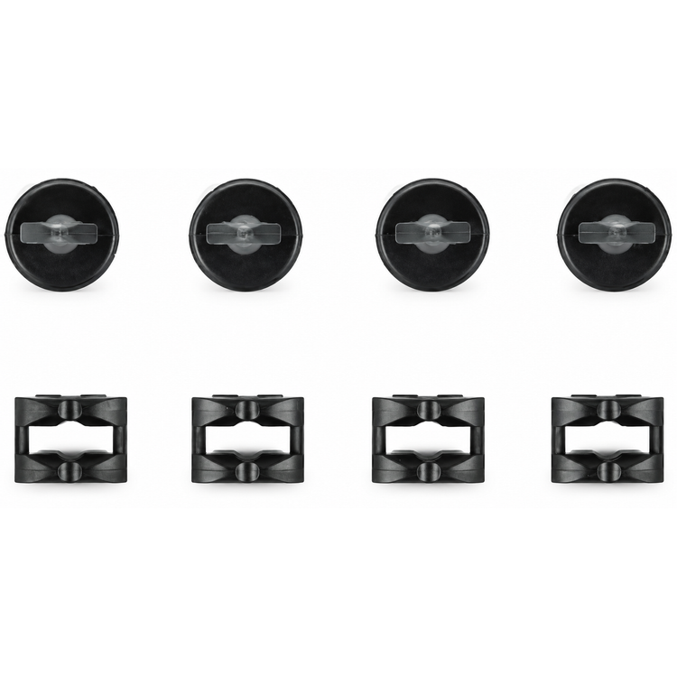 4 Sets of Rear Bumper Tow Eye Cover Insert Fasteners & Trim Lock Clips Retainers - – HOT/C17.B/854/TowClips/4sets – image 2