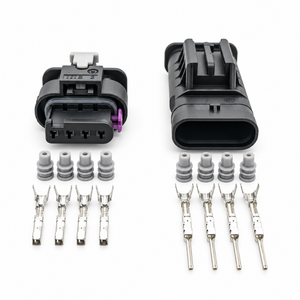 4 Pin Male and Female Parking Sensor Connector Set for VW Audi Seat Skoda 1-1718645-1 – HOT/D07.R/4pinMnF – image 2