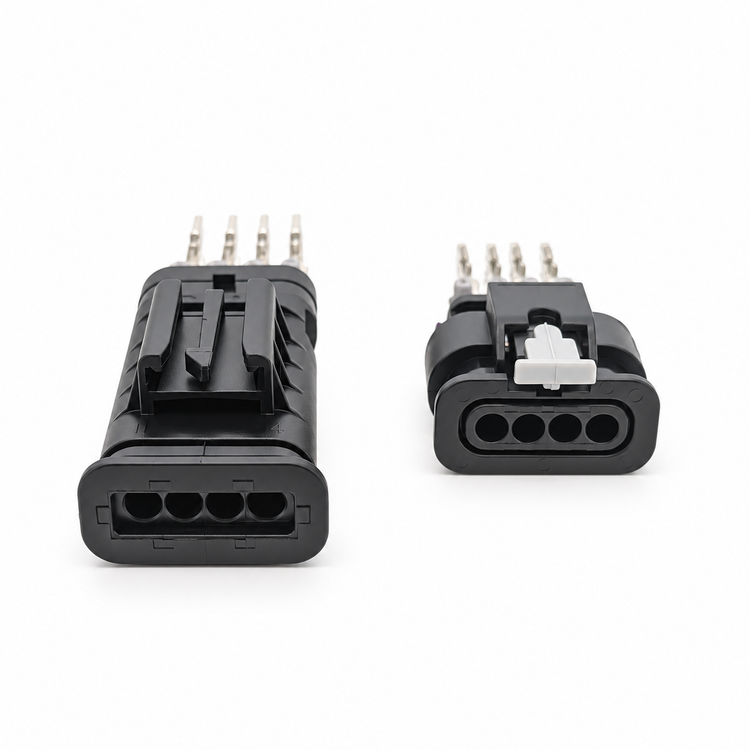 4 Pin Male and Female Parking Sensor Connector Set for VW Audi Seat Skoda 1-1718645-1 – HOT/D07.R/4pinMnF – image 3