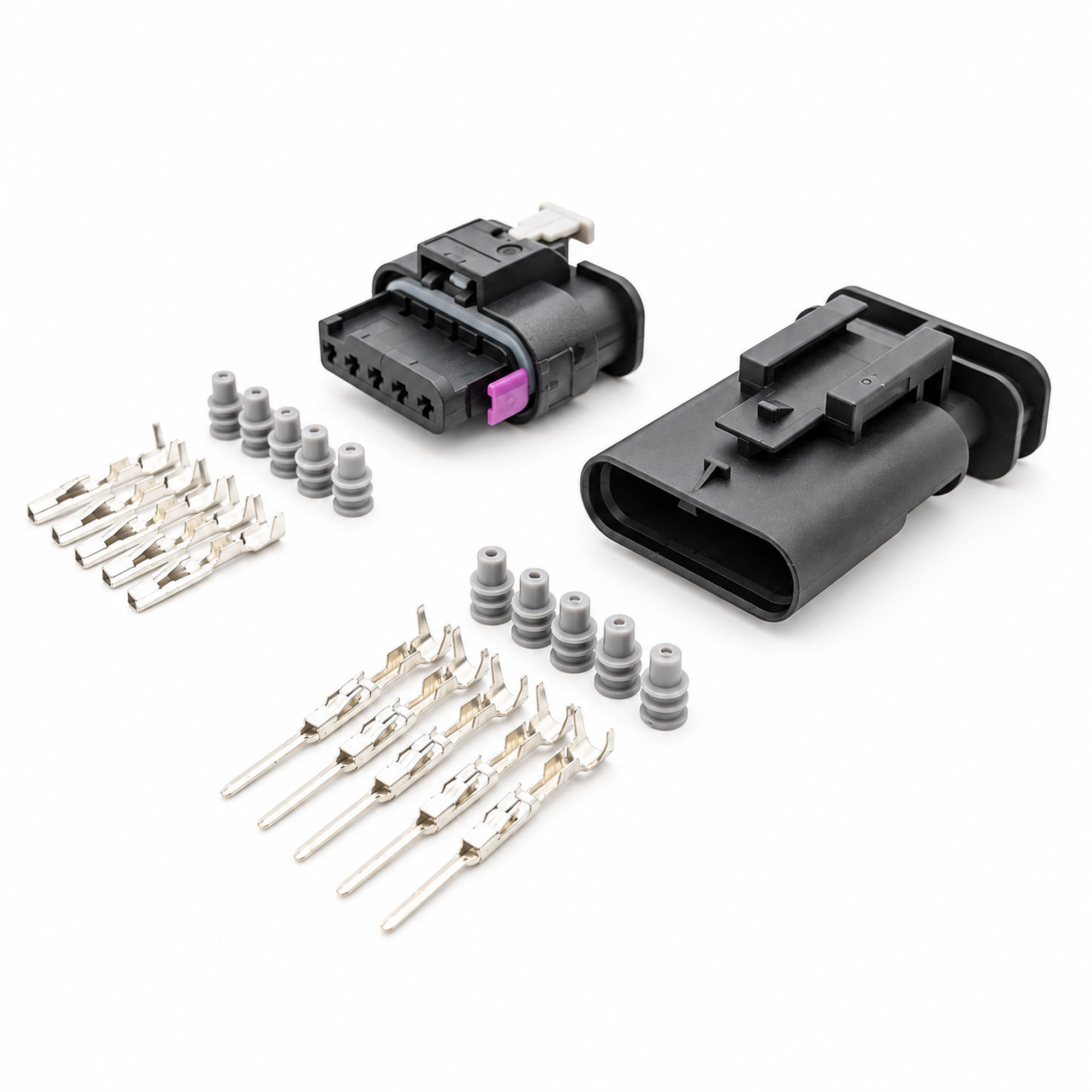 5 Pin Connector Plug Set for Mass Air Flow Meter Sensor MAF Harness VW Audi Seat Skoda – HOT/D11.R/5pinMnF – image 1