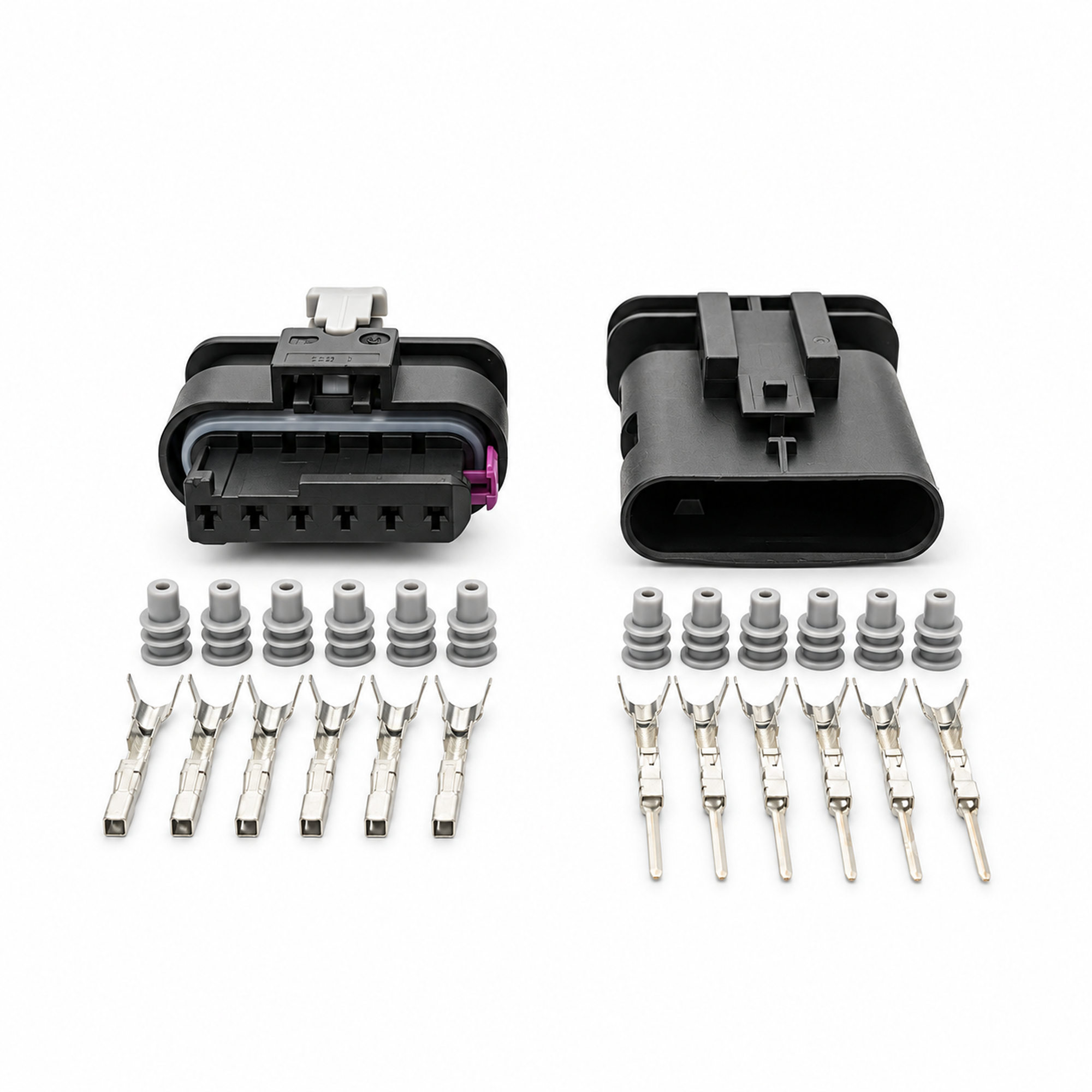6 Pin Male & Female Electrical Connector Set for Car Tail Light Rear Lamp Plug for BMW 1 2 3 4 – HOT/D14.Y/6pinMnF – image 2