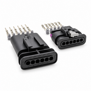 6 Pin Male & Female Electrical Connector Set for Car Tail Light Rear Lamp Plug for BMW 1 2 3 4 – HOT/D14.Y/6pinMnF – image 3