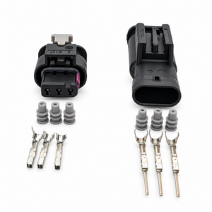 3 Pin Male & Female Connectors For VW AUDI SEAT SKODA PORSCHE 3C0973203 4H0973703 – HOT/E09.O/MnF/3pin/032 – image 2