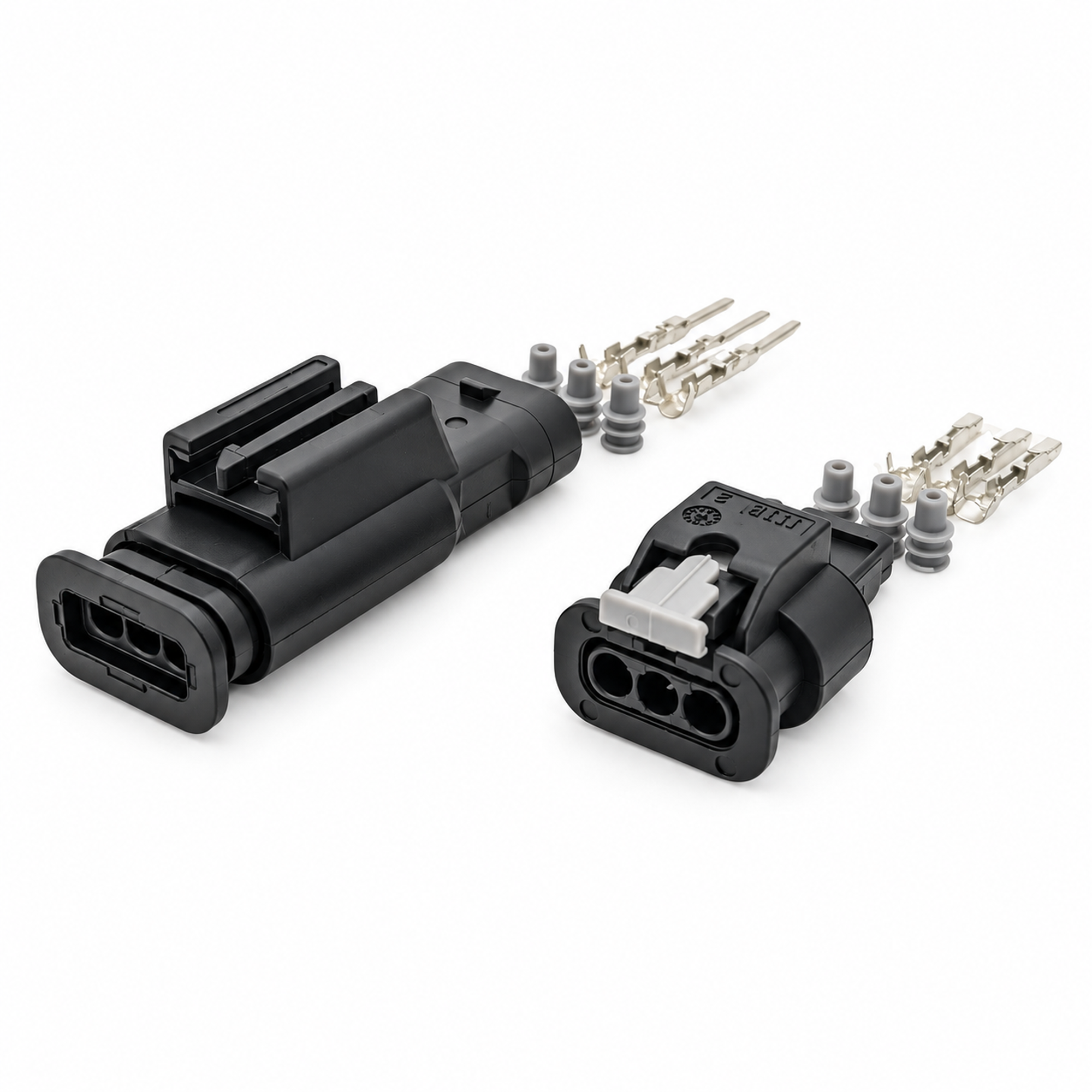 3 Pin Male & Female Connectors For VW AUDI SEAT SKODA PORSCHE 3C0973203 4H0973703 – HOT/E09.O/MnF/3pin/032 – image 3