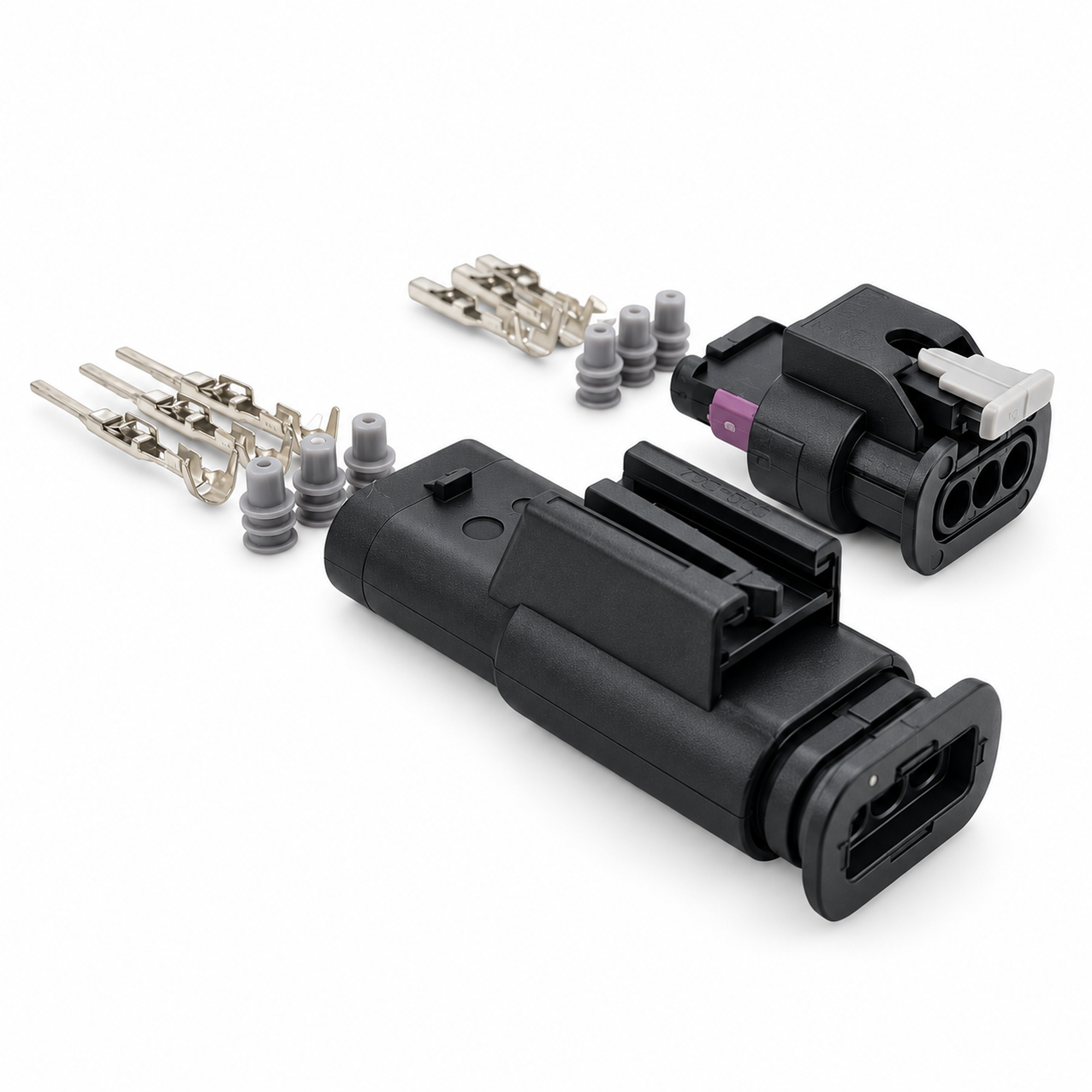 3 Pin Male & Female Connectors For VW AUDI SEAT SKODA PORSCHE 3C0973203 4H0973703 – HOT/E09.O/MnF/3pin/032 – image 4