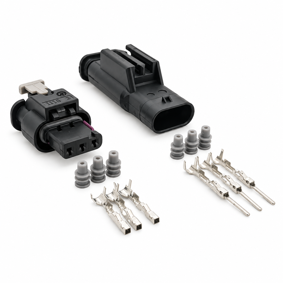 3 Pin Male & Female Connectors For VW AUDI SEAT SKODA PORSCHE 3C0973203 4H0973703 – HOT/E09.O/MnF/3pin/032 – image 5
