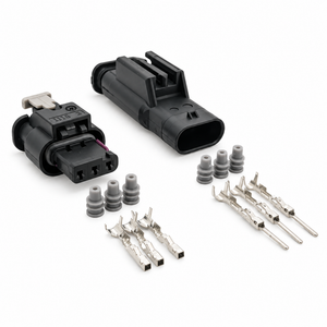 3 Pin Male & Female Connectors For VW AUDI SEAT SKODA PORSCHE 3C0973203 4H0973703 – HOT/E09.O/MnF/3pin/032 – image 5