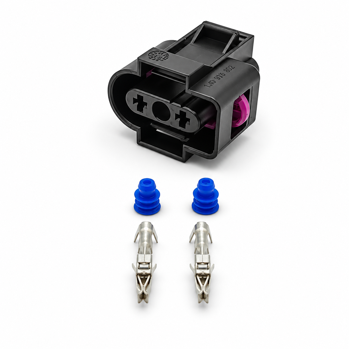 1J0973202 2 Pin Plug Connector 1J0 973 202 for VW Washer Bottle Sensor – HOT/E10.G/035 – image 3