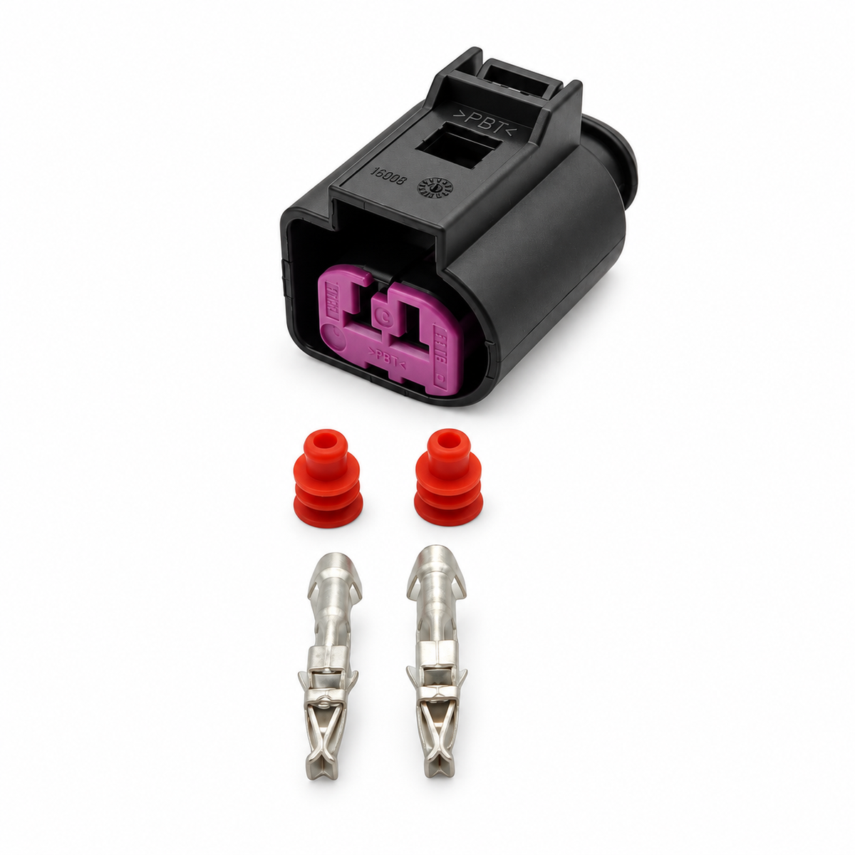 For VW AUDI - 1J0 973 772 - 2 Pin Sealed Female Plug Connector Kit - 1J0973772 – HOT/E14.7/615 – image 10