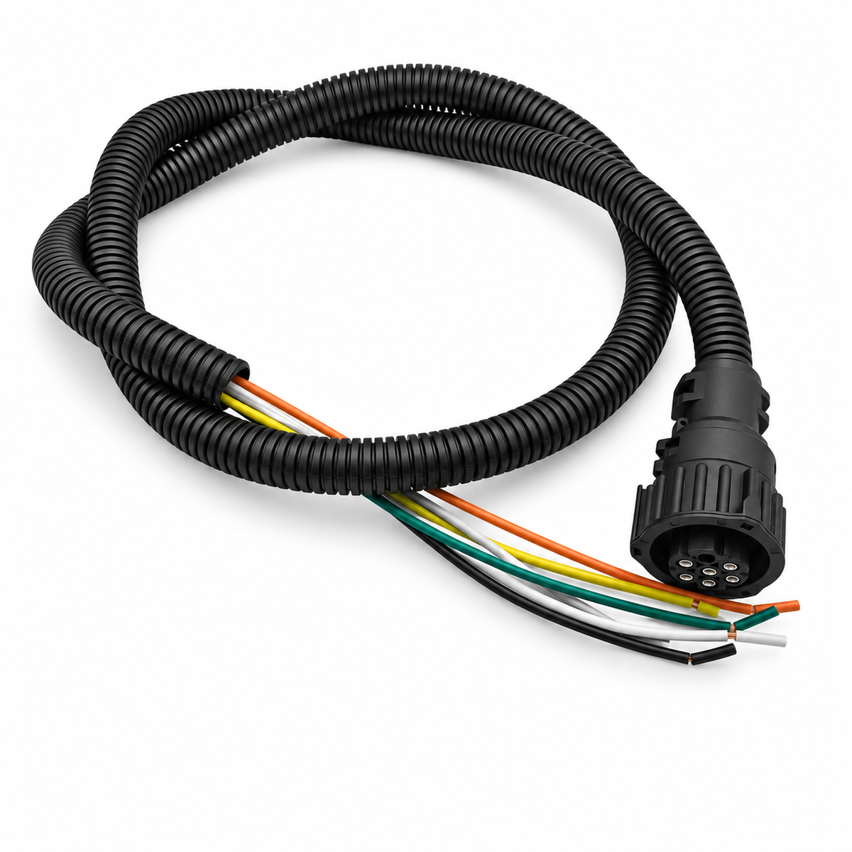 6 PIN TWIST LOCK REAR TAIL LIGHT LAMP DIN CONNECTOR PLUG WITH 1M CABLE LENGTH – HOT/F03-cable – image 5