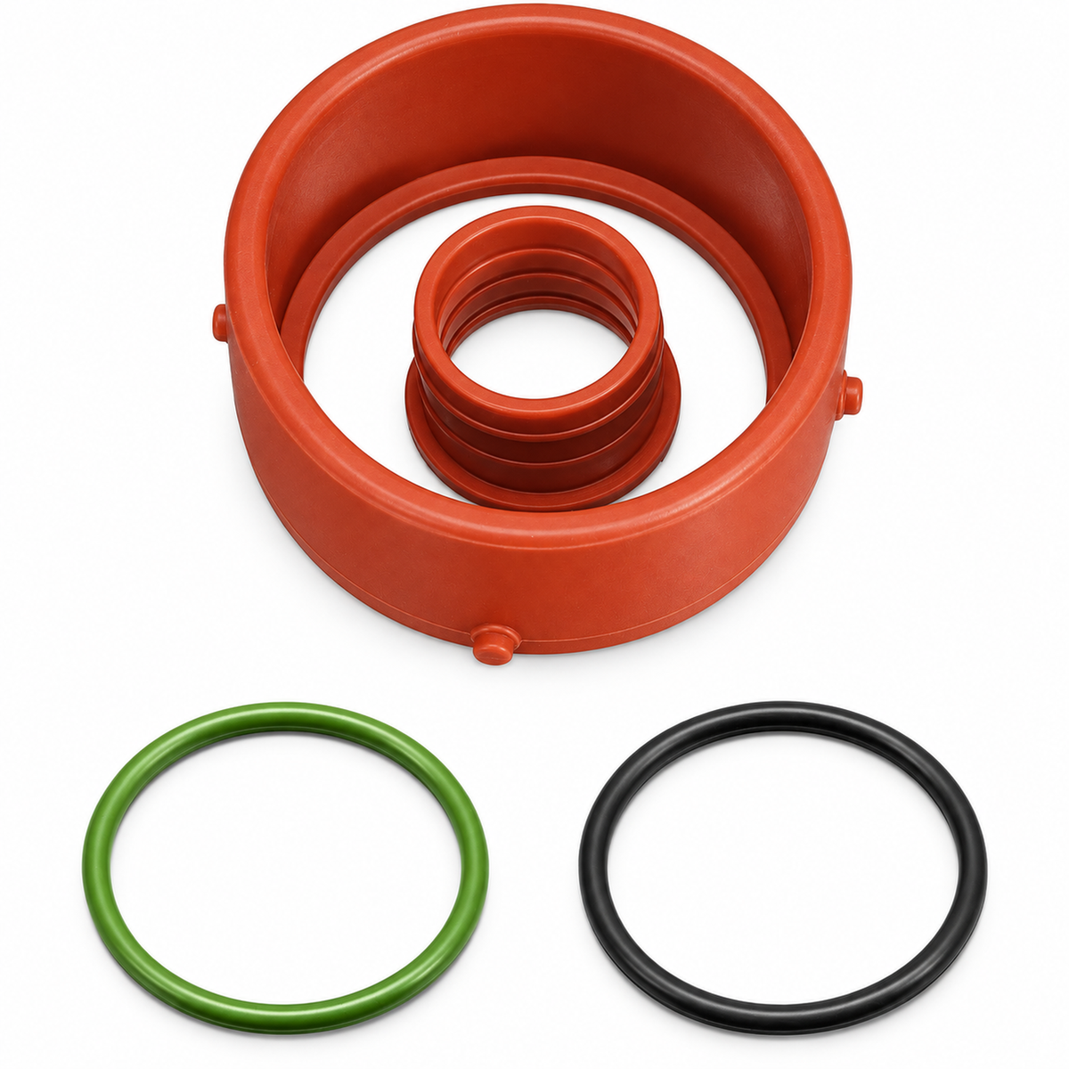 4pcs For Mercedes OM642 Turbo & Breather Intake Seal & Black & Green O Rings A6420940080 – HOT/H02/784-seals-set – image 5