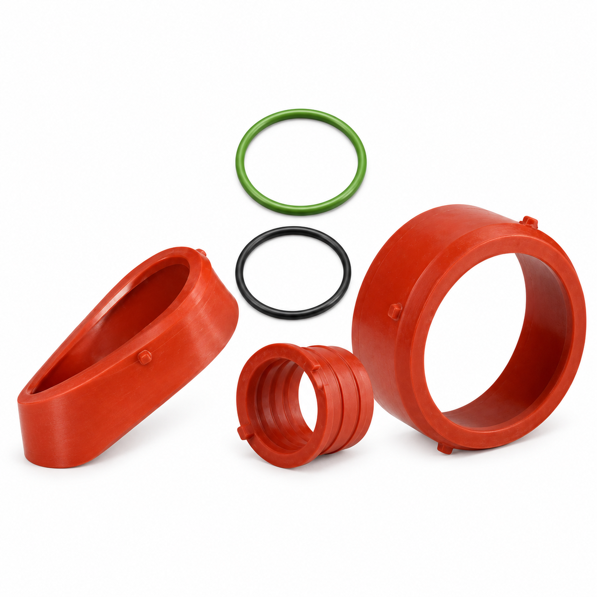 4pcs For Mercedes OM642 Turbo & Breather Intake Seal & Black & Green O Rings A6420940080 – HOT/H02/784-seals-set – image 6