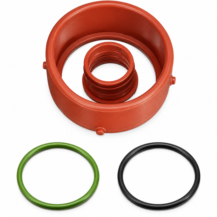 4pcs For Mercedes OM642 Turbo & Breather Intake Seal & Black & Green O Rings A6420940080 – HOT/H02/784-seals-set – image 7