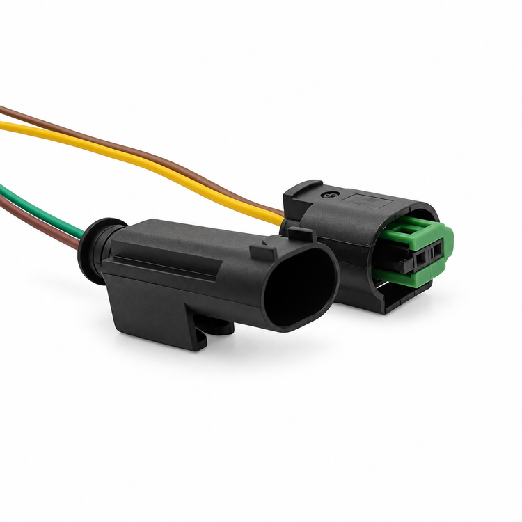 2 Pin MQS Connector Male & Female Prewired 61138365340 968405-1 1-967644-1 for BMW – HOT/H19/M+Fcables – image 1