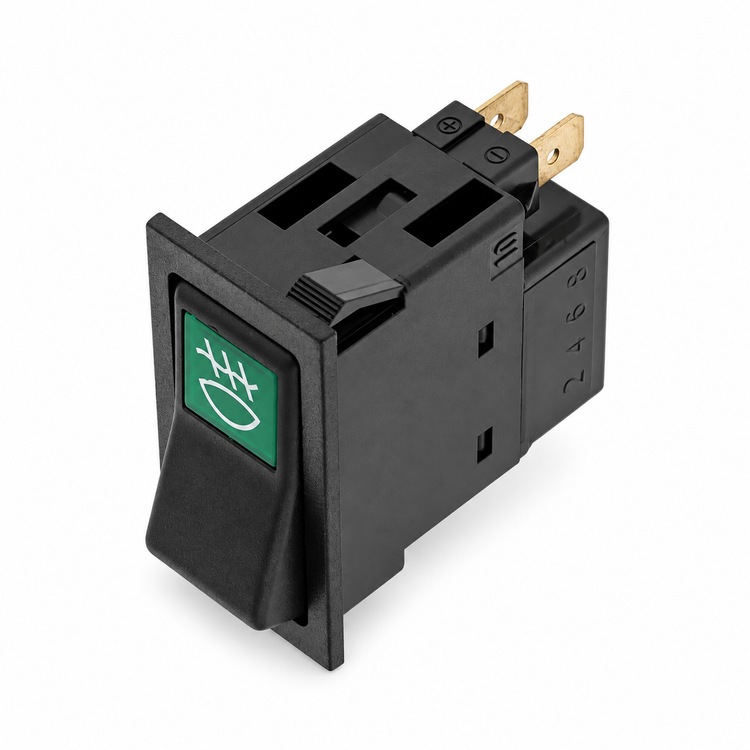 4 Pin Fog Light Rocker Switch On Off Control for Car Truck Engineering Train – HOT/H23/ROCKERgreen – image 3