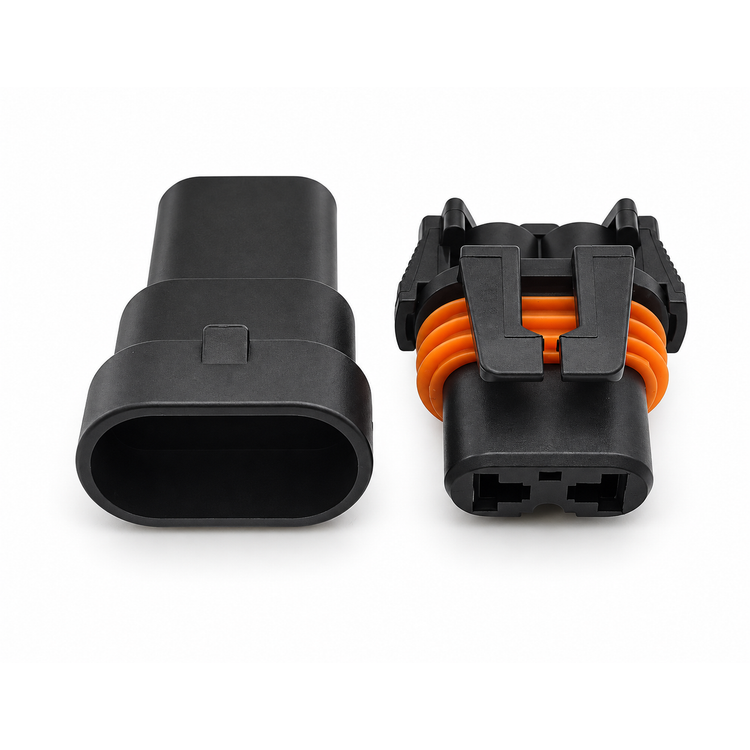 2 Pin Metri-Pack Sealed 280 Series 30 Male & Female Connectors 12059181 12059183 – HOT.A19.Y/744 – image 1