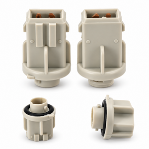 Pair of Replacement Side Lamp Light Bulb Holders for VW T4 1990-2003 Lamp Socket Plastic Housing – HOT.B12/2pcs – image 2