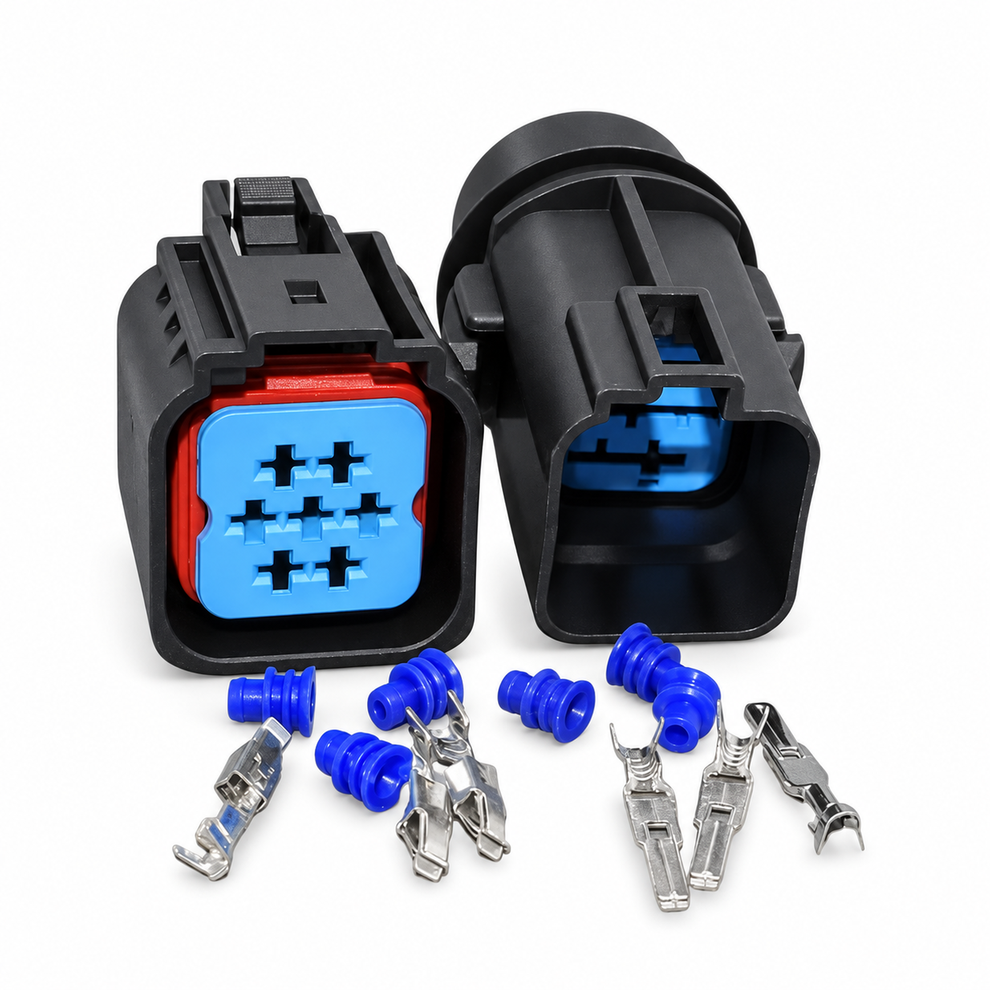 7 Pin HEADLIGHT CONNECTOR FOR FORD MAZDA WPT-596 3U2Z-14S411-YGA – HOT.D16.G/7PinM+F – image 4