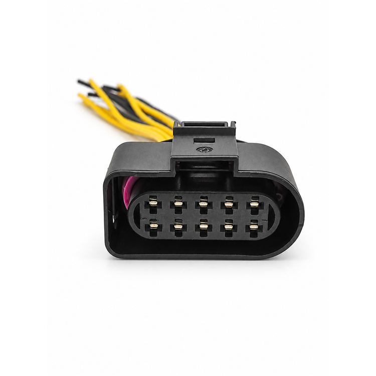 Headlight Front Lamp Connector 10 Pin 1J0973735 1J0973835 for AUDI VW SKODA – HOT.E03.R/321 – image 1