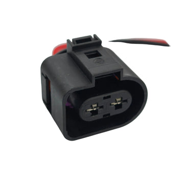 VAG Plug 2 Pin Connector 1J0973752 for For VW Audi Skoda Seat Female Wired