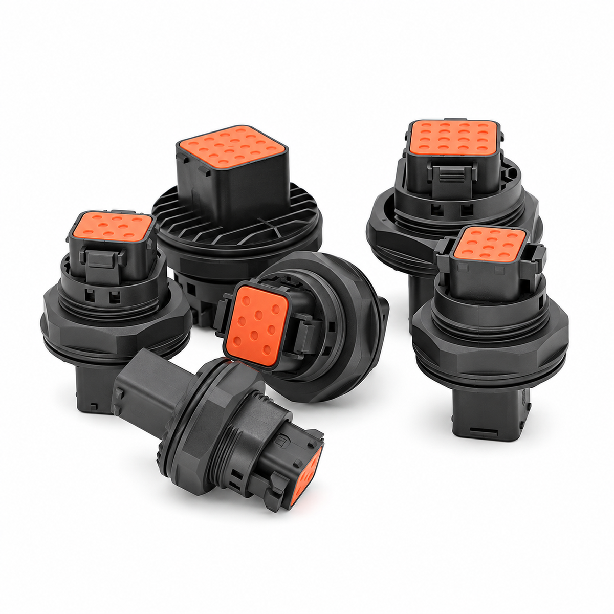4, 8, 10, 16 & 25 Pin Auto Car Waterproof Male & Female Connector Plug Kit ITT Cannon CTB – ITT-4pin-MnFset – image 1