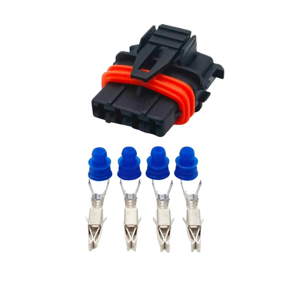 4 Pin Connector JPT Series Male 4-Way Connector with Flap 368162-1