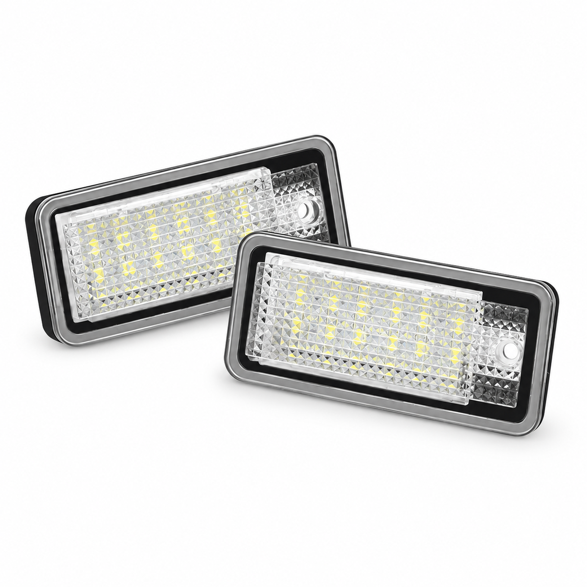 2pcs LED Xenon Number Plate Light for Audi A3 A4 A6 A8 2004–2012 - 8E0807430A – KAZ/2pcs/B230/lights – image 1