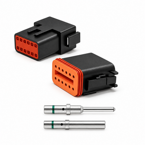 Deutsch DT Waterproof Connector Plugs with Solid Pins - 2 3 4 6 8 12 Way / Pin - BLACK – KAZ/2pinDT/Solid/Unwired – image 12
